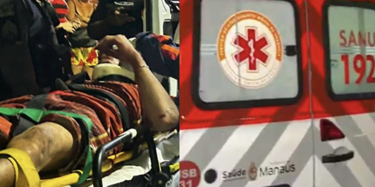 Companheiro suspeito de m@tar esposa na mata da Ufam é pego pelo povo e leva ‘carinho’