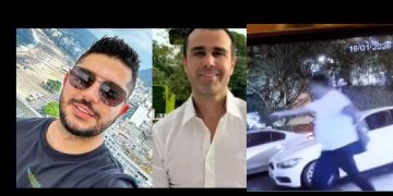 Vídeo forte: médico é detido por homicídi0 após acertar dez tir0s em dois colegas médicos 