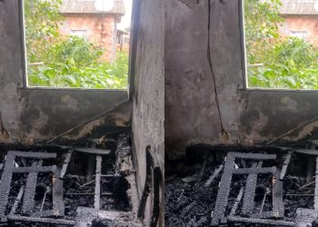 Noiad0 mistura álcool com dr0gas e coloca fogo na casa com a esposa dentro no AM