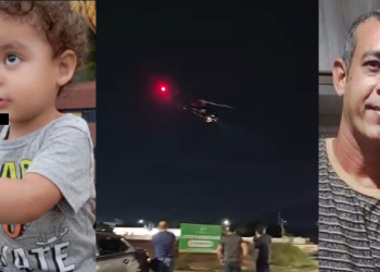 Vídeo: Helicóptero é usado pelas Forças de Segurança para caçar pai que mat0u filho de 3 anos em Manaus