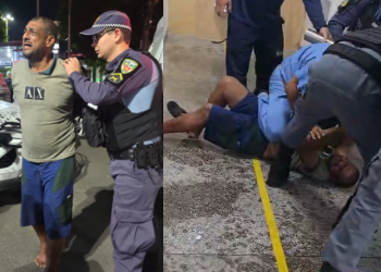 Vídeo: Na véspera de Ano Novo, homem causa ca0s e am3aça incendiar Hospital 28 de Agosto