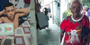 Vídeo: Idoso de 83 anos é e$pancad0 por homem em frente à sua casa na Zona Leste de Manaus