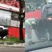 Vídeo: carro bate a roda no meio-fio e capota na Rodrigo Otávio