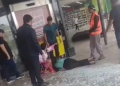 Vídeo: Mulher é f3rida após veículo invad1r calçada e c0lidir com vidro em shopping de Manaus