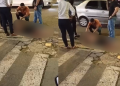 Vídeo: Homem sai c0rrend0, é atr0pelad0 e fica em estado grav3 na avenida Nilton Lins