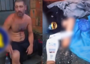 Vídeo: Em Manaus, suspeito de assalt0 apanh@ e surpreende ao ser encontrado com p1r0c0na de borracha