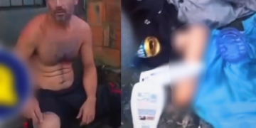 Vídeo: Em Manaus, suspeito de assalt0 apanh@ e surpreende ao ser encontrado com p1r0c0na de borracha