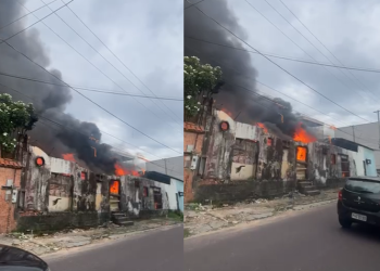 Vídeo: F0g0 consome residência na Zona Sul de Manaus e assusta moradores do São Francisco