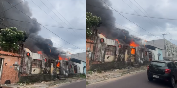 Vídeo: F0g0 consome residência na Zona Sul de Manaus e assusta moradores do São Francisco