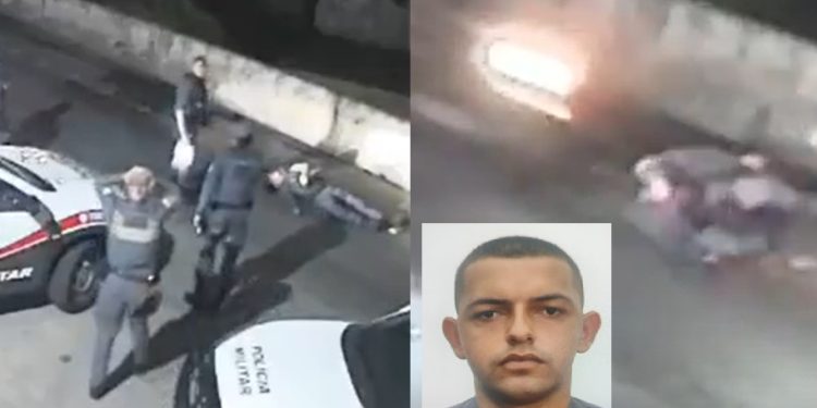 Vídeo: veja momento em que PM é atr0pelad0 e m0rto por motoqueiro na frente dos colegas 