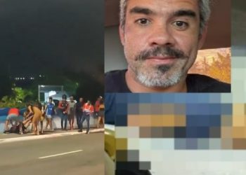 Vídeo: PM reage a assalt0, troca tir0 com bandid0 que também m0rre na rua