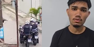 Veja blindado que furt0u chave da moto da PM pedindo perdão em Manaus: ‘desculpa’