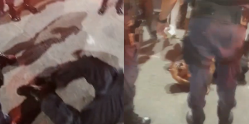 Vídeo: Assaltant3s tentam assalt0 em pizzaria, um f0ge e o outro roda na p0rrad@ na Cidade Nova