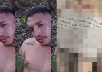 Vídeo: arrochador confessa antes de ser m0rto em Manaus que se vestia de polícia: ‘eu que ensinei’