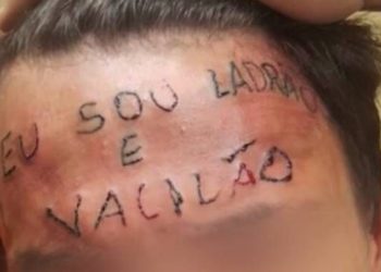 Jovem que teve testa tatuada com ‘sou ladrão e vacilão’, volta a ser pres0 por furto 