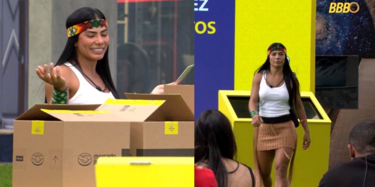 No BBB 26, Marciele Albuquerque vence dinâmica do Mercado Livre e garante videogame