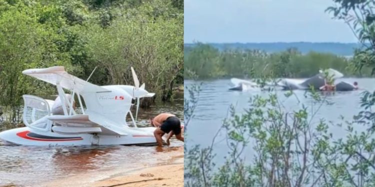 Aeronave cai no Rio Negro durante voo entre Manaus e Iranduba; vídeo