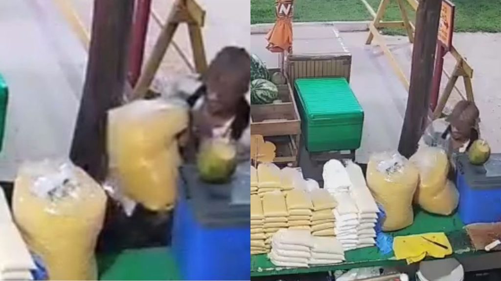 Vídeo: Homem aproveita comércio fechado e furt4 saca de farinha em Itacoatiara