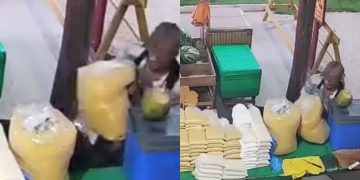 Vídeo: Homem aproveita comércio fechado e furt4 saca de farinha em Itacoatiara