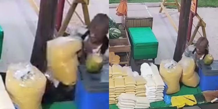 Vídeo: Homem aproveita comércio fechado e furt4 saca de farinha em Itacoatiara