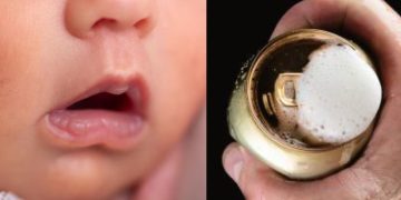 Mulher bêbada é flagrada colocando cerveja na boca da filha de 3 meses em Manaus