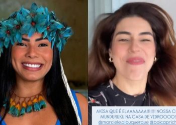 'Marciele na cabeça': Vivian Amorim declara voto em Cunhã-Poranga do Boi Caprichoso