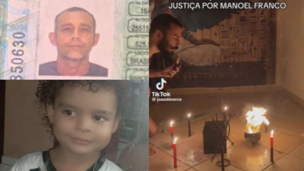 Macumba é feita por justiça por Manoel, de 3 anos, m0rt0 pelo pai em Manaus; vídeo