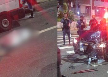 Colisão entre carro e moto m4t4 mulher e deixa homem em estado gr4ve na Constantino Nery