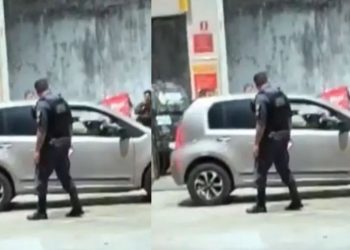 Motorista de aplicativo reage a roubo e acaba bale4d0 por criminosos em Manaus