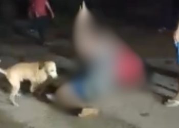 Vídeo: Acusado de roub0, homem é l1nch4d0 e lançado em rip-rap no bairro Petrópolis