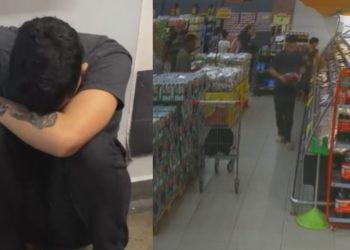 Após furt0 na Cachoeirinha, jovem volta a agir e é preso com picanha no DB; vídeo