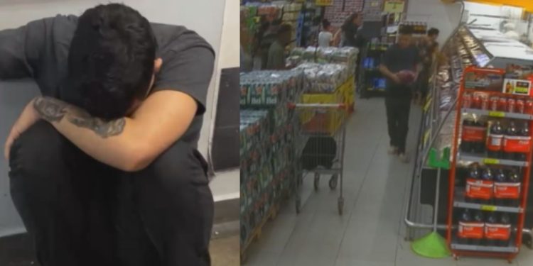 Após furt0 na Cachoeirinha, jovem volta a agir e é preso com picanha no DB; vídeo