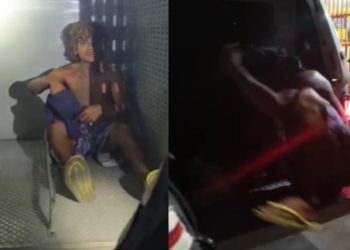 Homem é preso por furt0 em loja na avenida Autaz Mirim; veja o vídeo