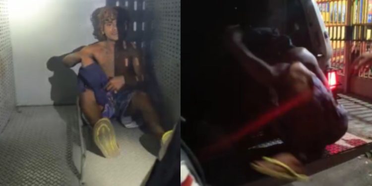 Homem é preso por furt0 em loja na avenida Autaz Mirim; veja o vídeo