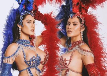 Isabelle Nogueira brilha no Baile da Vogue 2026 com look celebrando Caprichoso e Garantido; veja