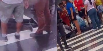 Estudante é atingida por motocicleta sem capacete; dois colegas ficam f3rid0s em Jorge Teixeira