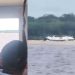 Imagens revelam momento em que lancha começa a afundar no Encontro das Águas