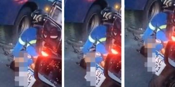 Vídeo mostra motoqueiro ferid0 na “ladeira da m0rte” em Manaus