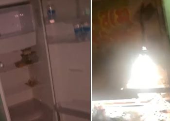 Vídeo: ladrões invadem barracão da Reino Unido da Liberdade e levam até transformador