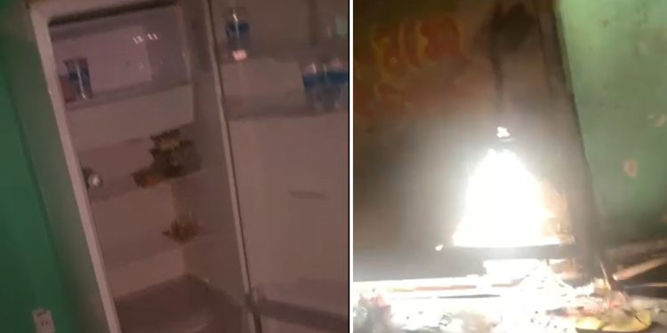 Vídeo: ladrões invadem barracão da Reino Unido da Liberdade e levam até transformador