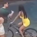 Vídeo: Homem agr1de grávida em bicicleta e depois d1spara t1r0s nela na frente de bar