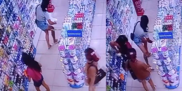 Vídeo: blindadas são filmadas colocando produtos na bolsa e nas roupas sem pagar em Manaus