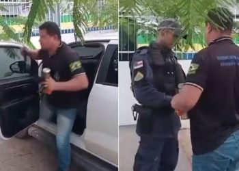 Vídeo: empresário é acusado de passar carro por cima do pé de policial no Amazonas
