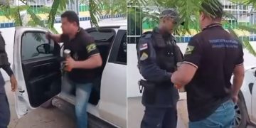 Vídeo: empresário é acusado de passar carro por cima do pé de policial no Amazonas