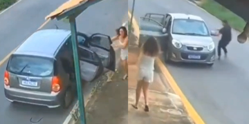 ‘Não raciocionei, só fui’, diz barbeiro que salvar garoto e bebê em carro desgovernado; veja