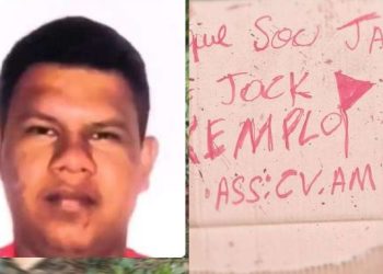 Vídeo: veja c0rpo de “Jhon Feio” pic0tado pelo CV em Manaus: ‘sou Jack’