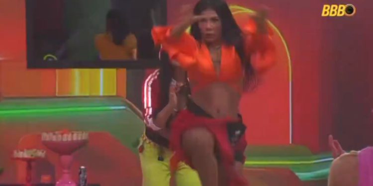 Vídeo: Cunhã-Poranga do Caprichoso emociona brothers ao dançar toada em festa no BBB 26