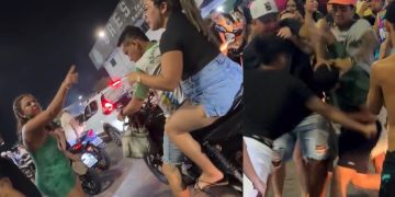 Vídeo: Carnaval no Morro termina com s0c0s e p0rrada em Manaus