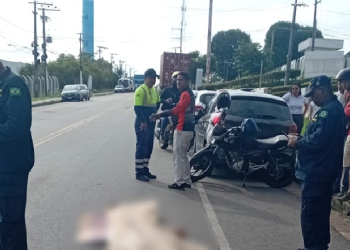 Militar a caminho à base naval de bicicleta m0rr3 atr0pelad0 e e$magad0 em Manaus