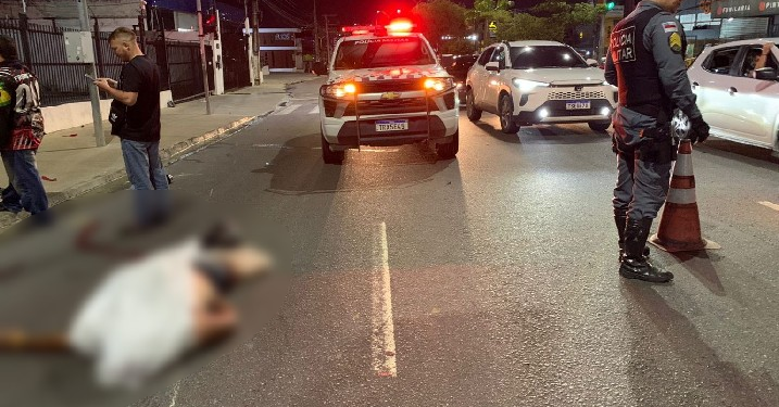 Motociclista m0rr3 na Zona Norte de Manaus após c0lidir com poste